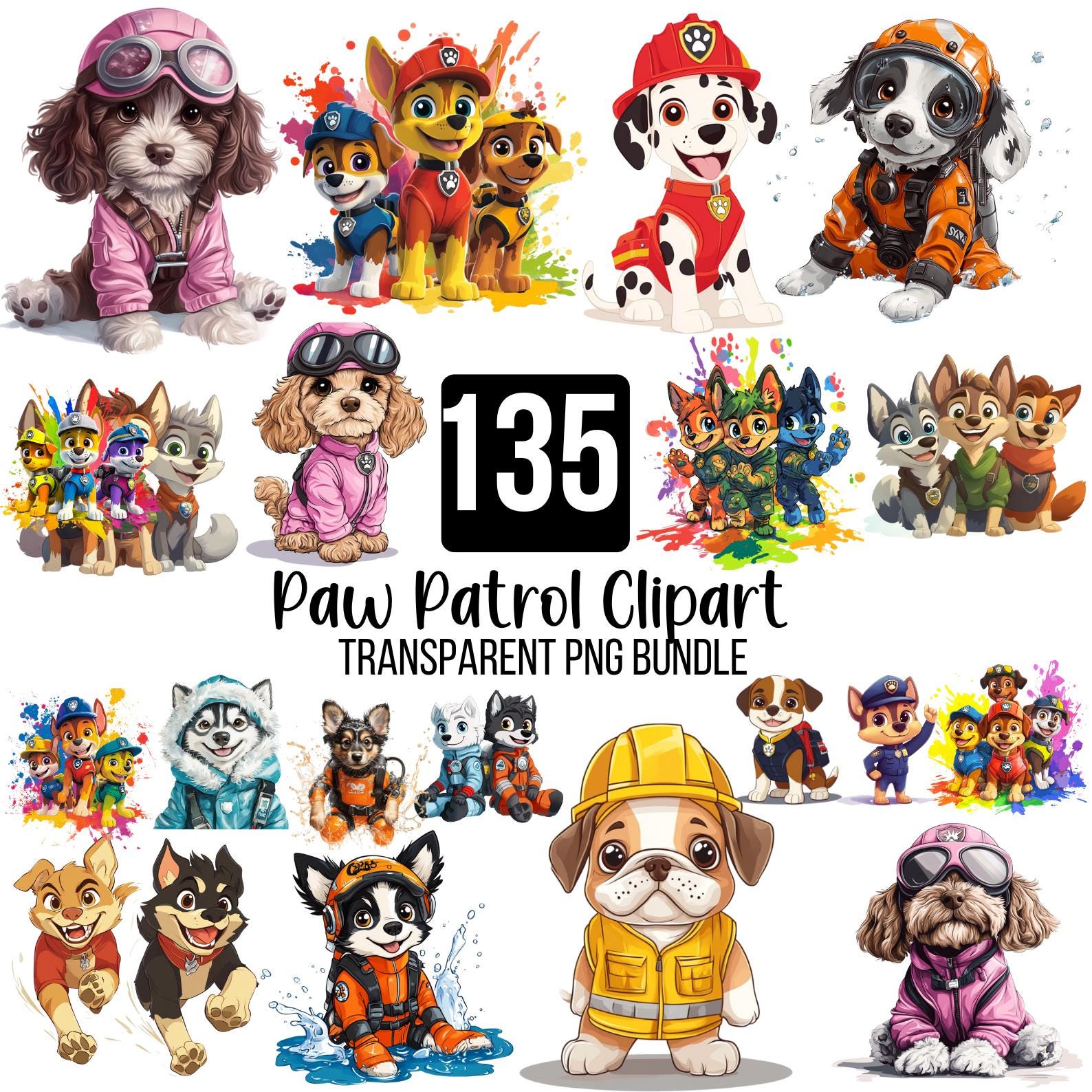 Paw Patrol Clipart - Etsy paw-patrol-clipart-etsy