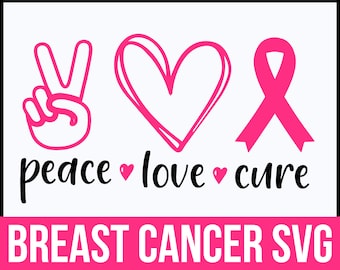Breast Cancer SVG, Fight Cancer Svg, Cancer Quote Svg, tackle cancer svg, Awareness ribbon SVG, Ribbon Svg, Pink Awareness ribbon Svg