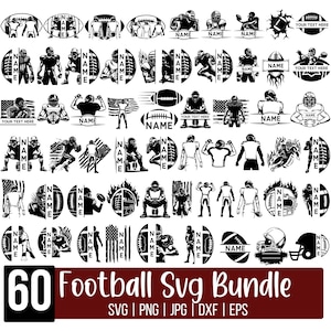 Mega paquete SVG de jugador de fútbol, nombre de jugador de fútbol personalizado, jugador de fútbol PNG, camiseta de fútbol, medio jugador de fútbol, clipart de fútbol