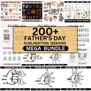 200+ Father’s Day Mega Bundle, Dad Quotes PNG, Funny Father’s Day Designs, Best Dad SVG, Father’s Day Clipart, Gift for Dad, Best Dad Ever