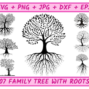 Tree With Roots SVG, Roots Svg, Family Tree Svg,Family Matching Shirt, Family Lover Shirt, Family for Gift, Family Tree Shirt