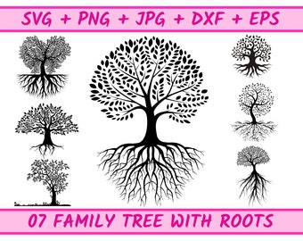 Tree With Roots SVG, Roots Svg, Family Tree Svg,Family Matching Shirt, Family Lover Shirt, Family for Gift, Family Tree Shirt