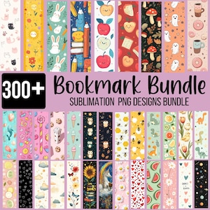300+ Bookmarks PNG Bundle, School Bookmarks PNG, Birthday Bookmark, Printable Bookmark Sublimation, Fun Bookmarks For Kids, Reading PNG
