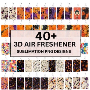 40+ Splatters Air Freshener Sublimation Bundle, Splatters Air Freshener Designs, Air Freshener PNG Files, Printable Digital Download