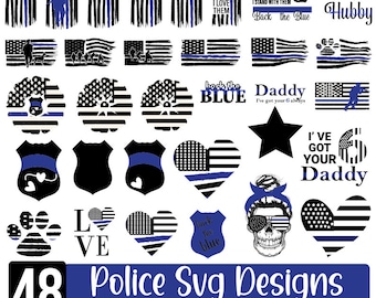 Special Police SVG Bundle, Police Svg, Police Flag Svg, Back the Blue svg, Police Officer svg, Police Wife svg, Distressed Flag, Cricut Cut
