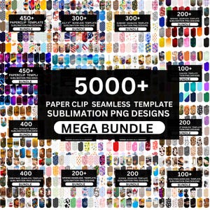 5000+ Paper Clip Templete Mega bundle, Book mark Sublimation Design, Paper Clip Book Mark Png Bundle, Paperclip Sublimation,Jumbo Paper Clip