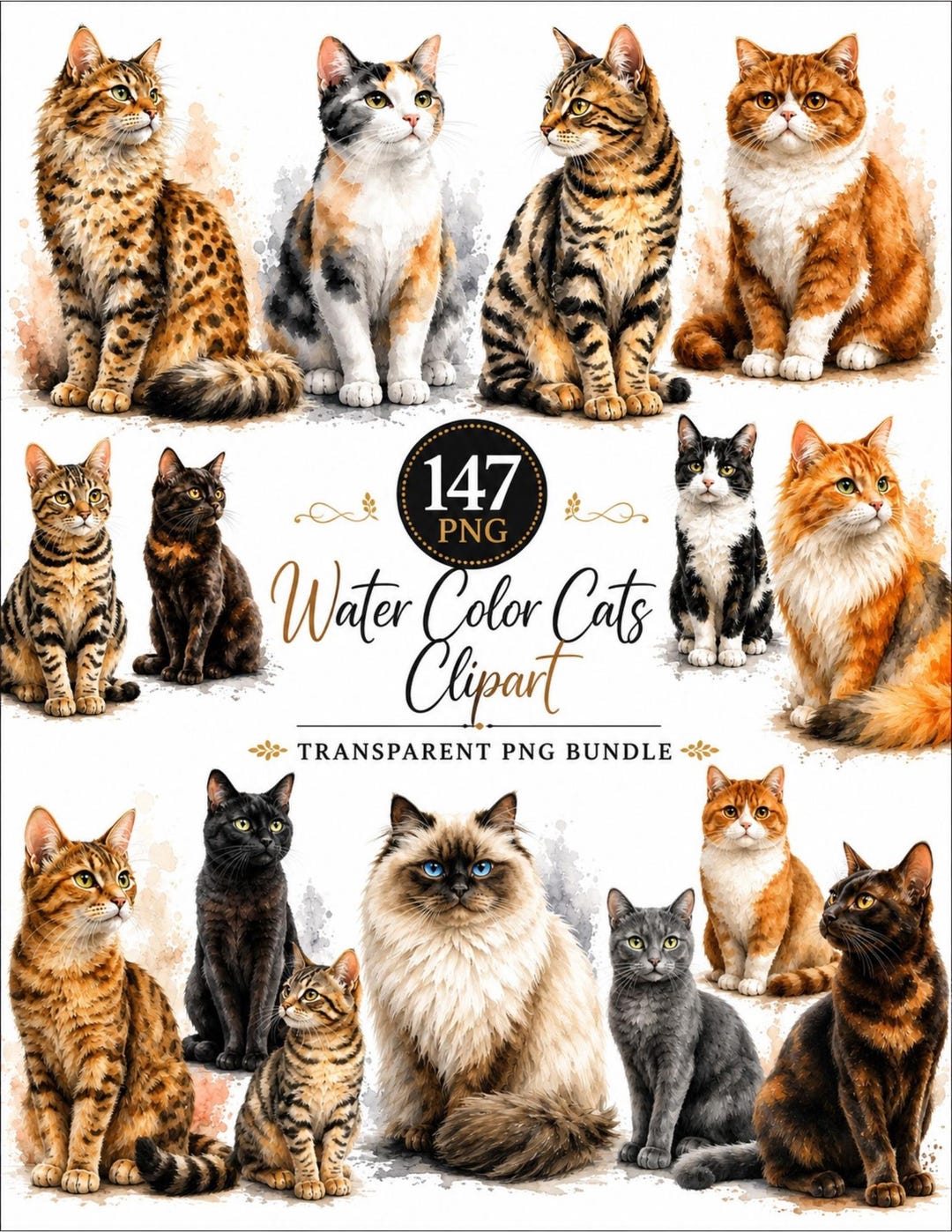少画集画、高級新品額・額装付、猫 ネコ ねこ cat 名画の中のネコ
