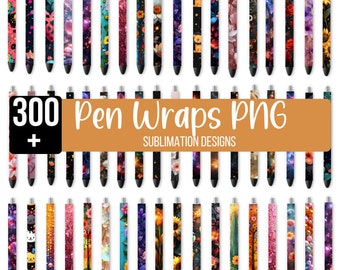 300+ PNG Pen Wrap Bundle, Pen Wrap Sublimation Designs, Epoxy Pen Wraps, Pen Waterslide Designs,  Pen Wrap Png, Pencil Sublimation Design