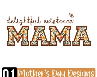 Floral Mama Clipart PNG, Watercolor Mom designs, Cute Mother's Day,  Watercolor Floral Png, Mothers Day Illustrations Clipart, Flower Mama