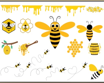 Bee Svg, Bee Png, honingraat Svg, Queen Bee Svg, Bee Clipart, Bee Hive Svg, Honey Bee Svg, schattige Bee Svg, Bumble Bee Svg