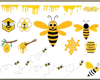 Bee Svg, Bee Png, Honeycomb Svg, Queen Bee Svg, Bee Clipart,  Bee Hive Svg, Honey Bee Svg, Cute Bee Svg, Bumble Bee Svg