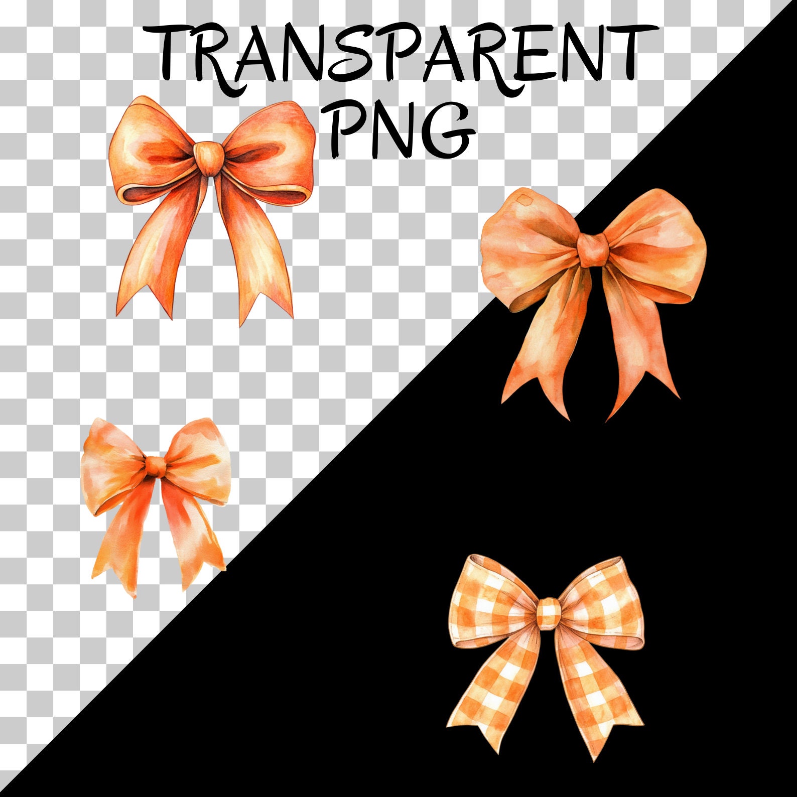 29 個の水彩オレンジリボン クリップアート PNG バンドル、コケット リボン クリップアート、かわいいレース リボン、シルク コケット リボン  デザイン、ガーリー クリップアート、デジタル ファイル - Etsy 日本, image size:1588x1588