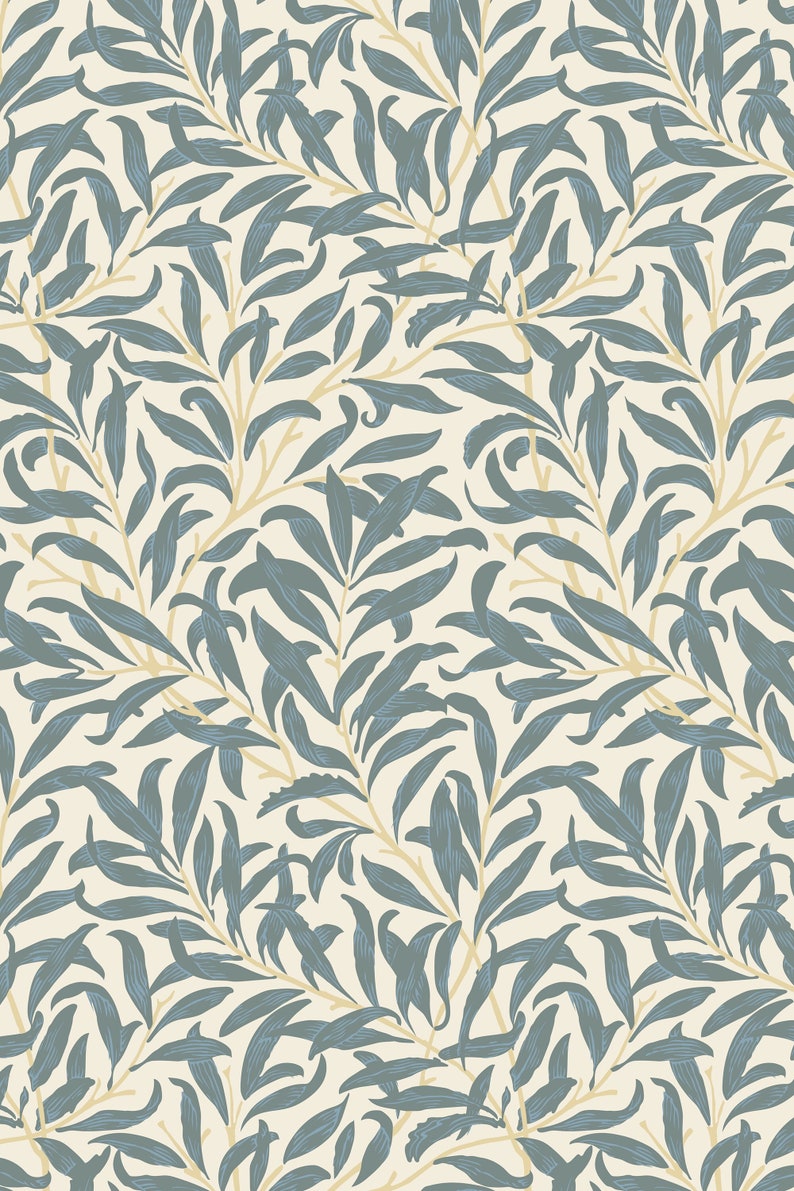 Removable Wallpaper, William Morris, Peel and Stick Wallpaper