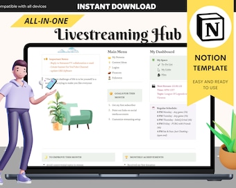 Livestreaming Planner, Streaming Planner, Digital Livestream Organizer, Livestreaming Hub