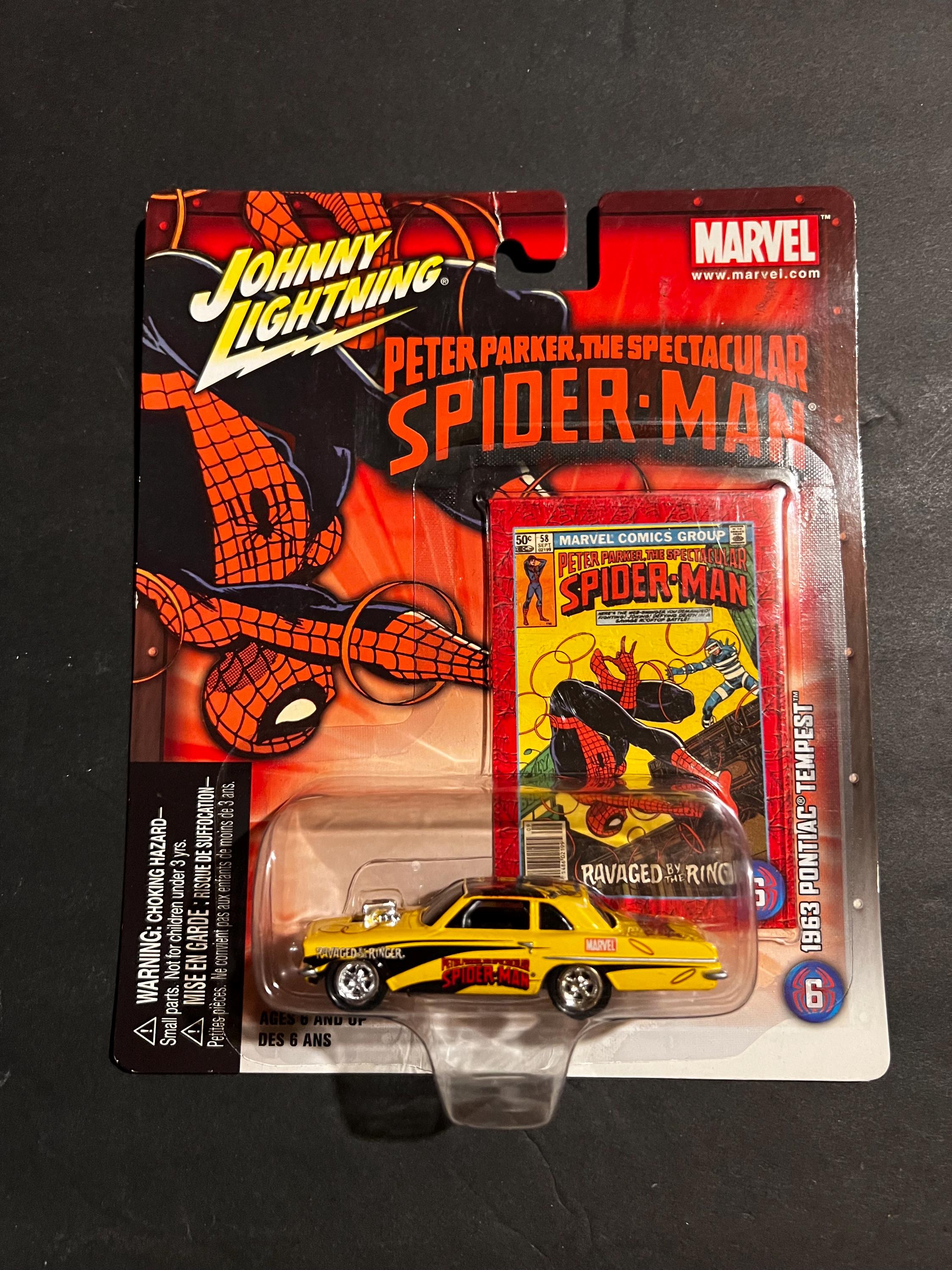 2004 Johnny Lightning Marvel Spectacular Spider-man 1963 Pontiac