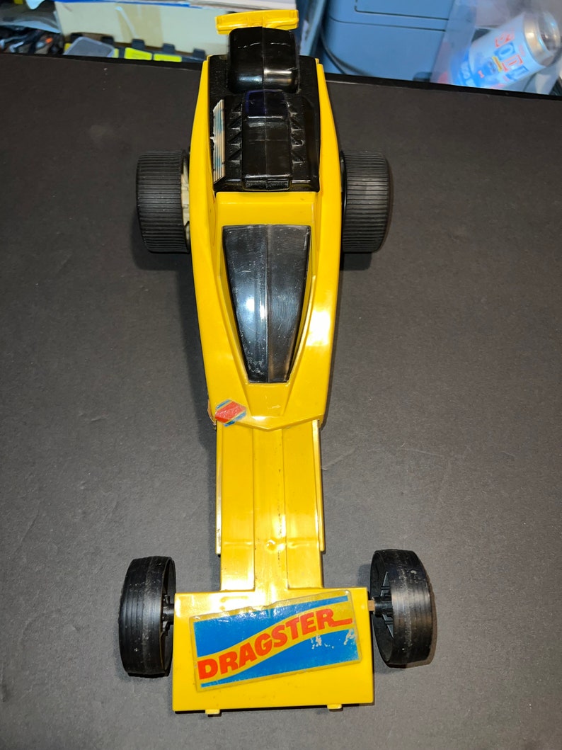1976 Power Shifters Pull String Race Car 2 Speed Extending Front End ...