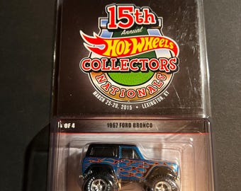 2015 15th Hot Wheels Collectors Nationals Lexington KY 1967 Ford Bronco New 609/2000