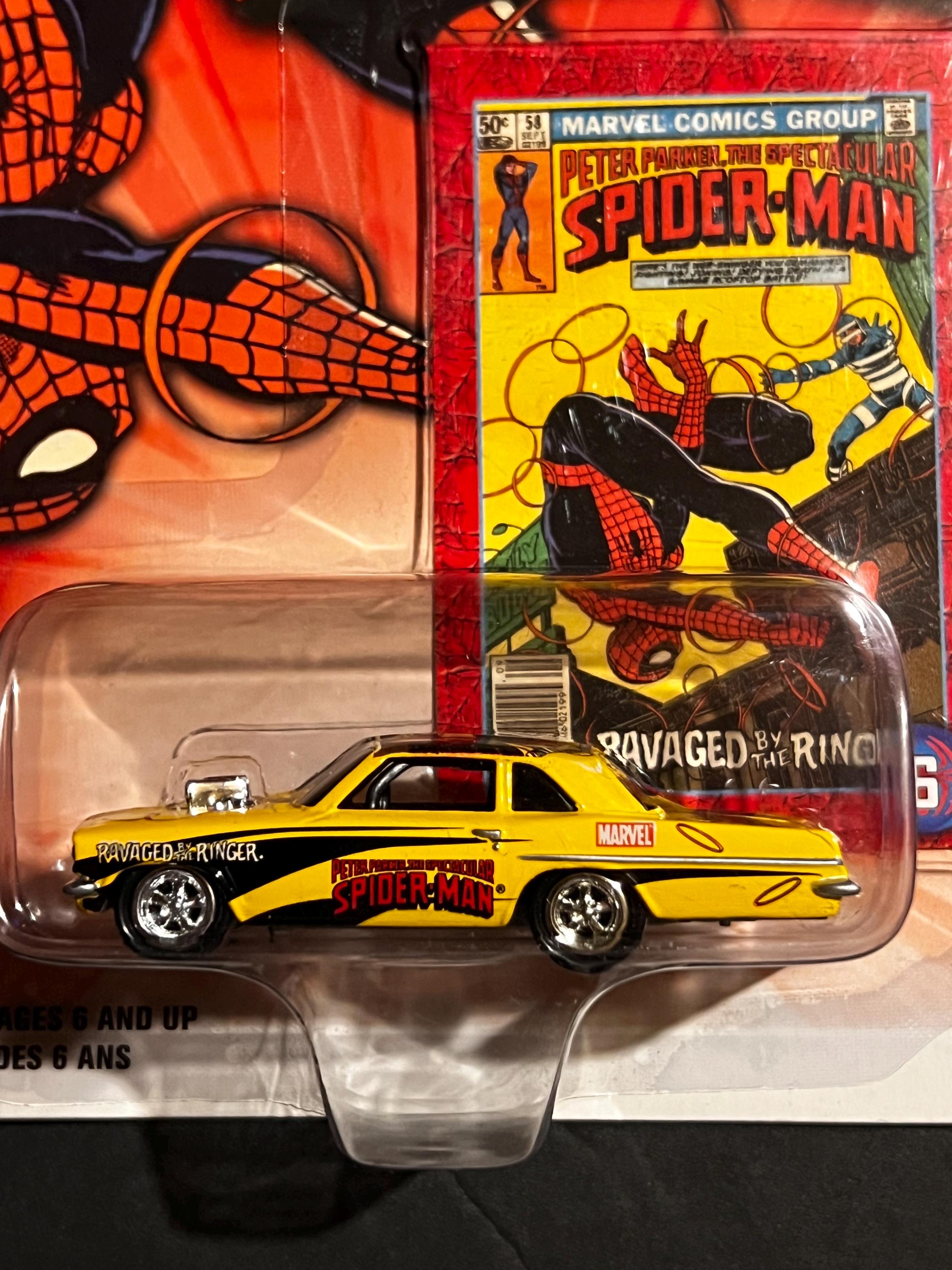 2004 Johnny Lightning Marvel Spectacular Spider-man 1963 Pontiac
