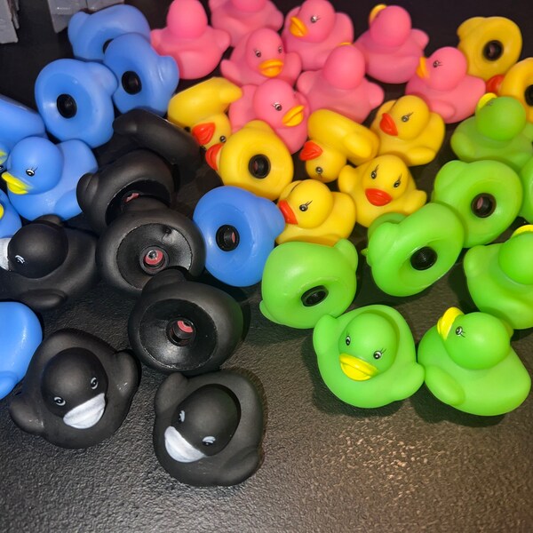 six (6) total custom colored mini jeep rubber duck valve cap stem covers & a keychain you choose your color or random will be sent