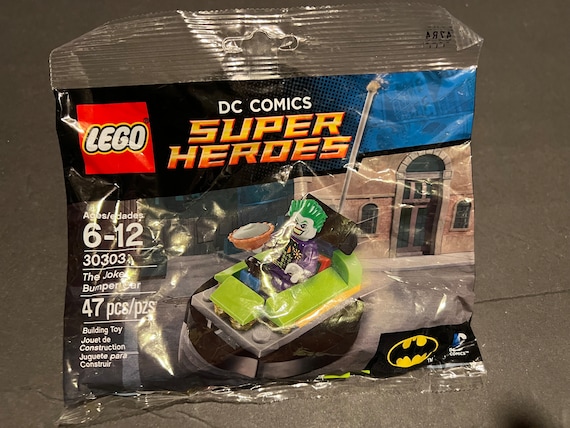 2015 DC Super Heroes Lego 30303 Joker Bumper Car Poly Bag Brand New Sealed Shipped Securely in a Box Wrapped in Bubble Wrap Etsy