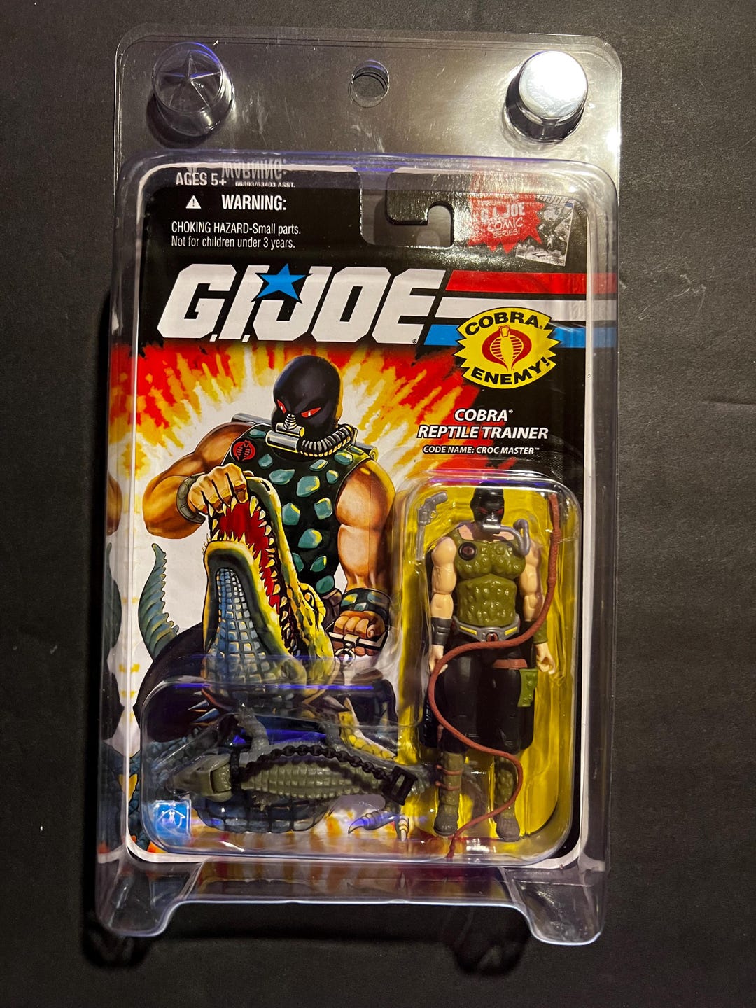 G.I. Joe A Real American Hero Croc Master (Cobra Reptile Trainer