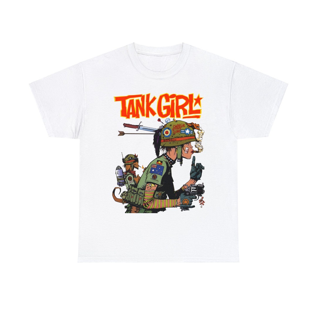 Tank Girl T Shirt Feminist Punk Gorillaz Rebecca Buck Camp Koala Booga