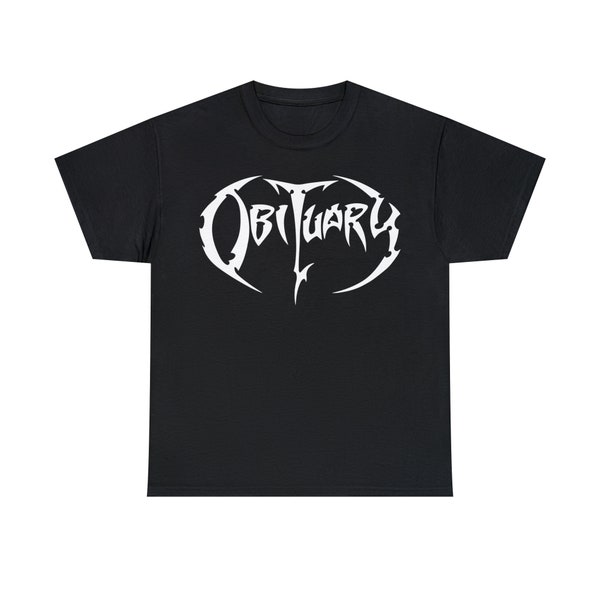 Obituary T Shirt Tampa Death Metal Deicide Death Morbid Angel Cannibal Corpse Carcass Suffocation Vader Unisex Heavy Cotton T-Shirt S-5XL