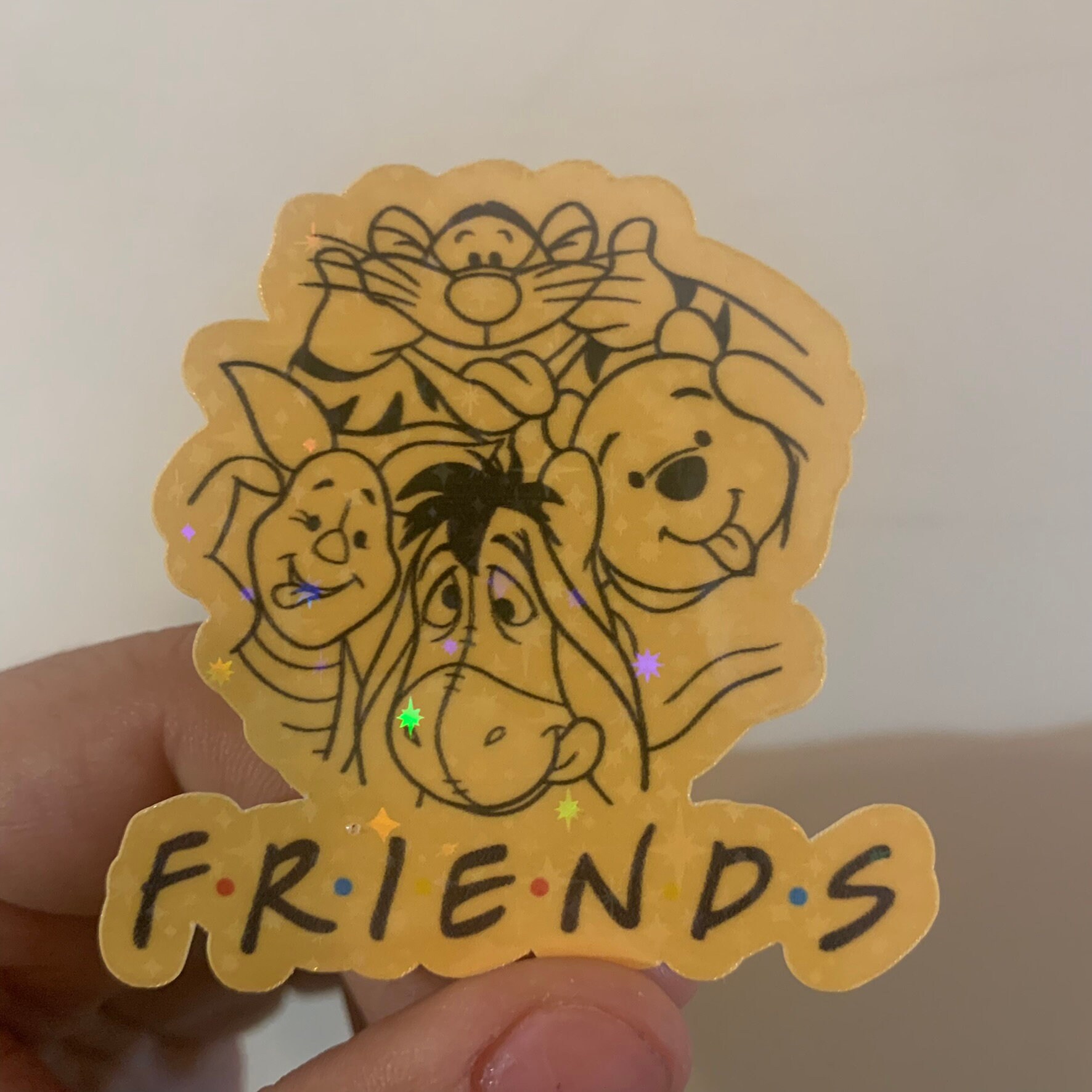 Winnie the Pooh Friends Sticker - Etsy