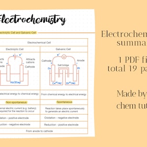 Electrochemistry - A level chemistry notes
