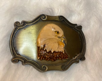 1978 Raintree Brass Eagle Belt Buckle