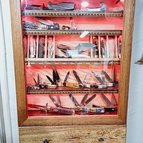 Knife Display Case Etsy