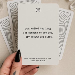 Empodérate con tarjetas imprimibles de amor propio: ¡Mejora tu estado de ánimo al instante! – Baraja imprimible y editable en Canva / Tarjetas de afirmación digitales