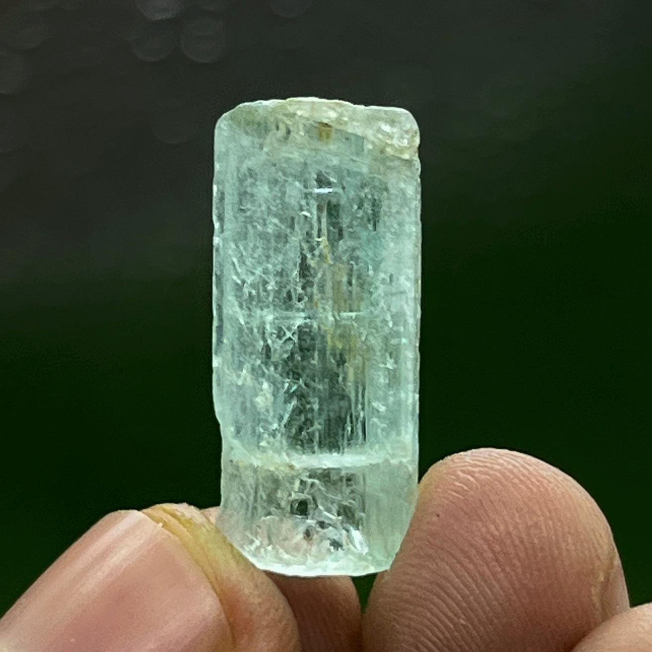 Rare Natural Nigerian Emerald Pencil Rough, Raw Big Beryl Emerald ...