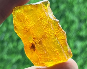 191 Carats Natural Amber Rough Stones Lot | 5 Pieces Raw Amber Nuggets for Jewelry Making, Healing, Collecting | Genuine Fossil Resin
