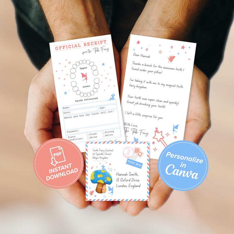 Tooth Fairy Envelope - Etsy