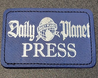 Daily Planet PRESS Leather Patch