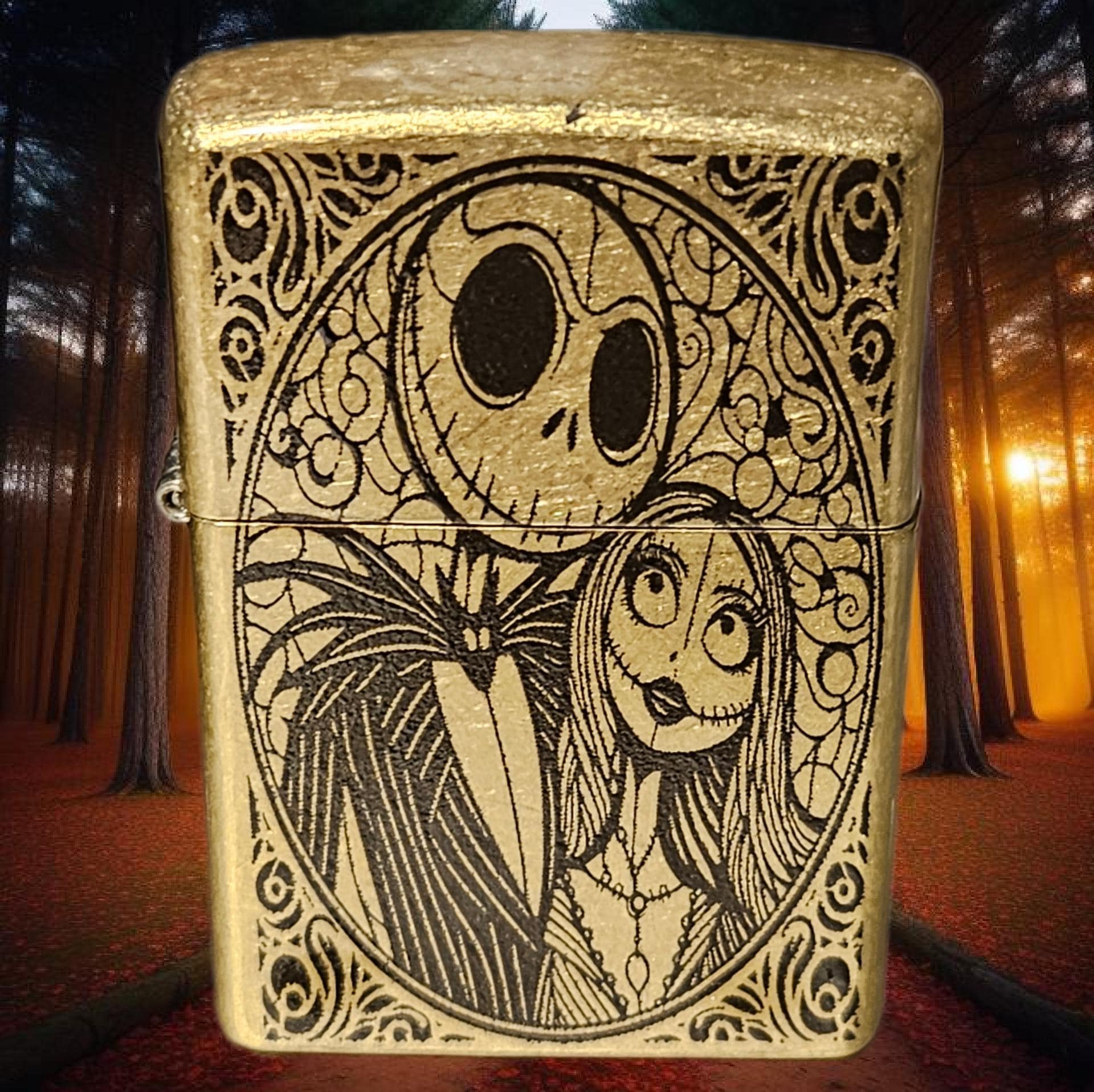 Zippo Lighter - Jack and Sally (NBC)/Customizable Lighter
