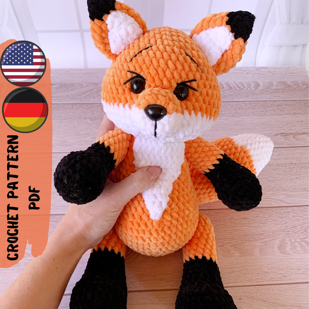 Fox Beginner Crochet Kit – Leopold