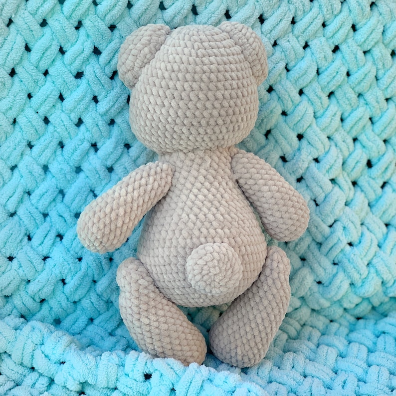 Plush Teddy Bear Crochet Pattern PDF Amigurumi Animal Etsy
