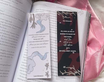 Grandmaster of Demonic Cultivation - flowers, Wei Wuxian, Lan Wangji, black, red, blue, grey, trees, nature, quote, danmei | BOOKMARKS