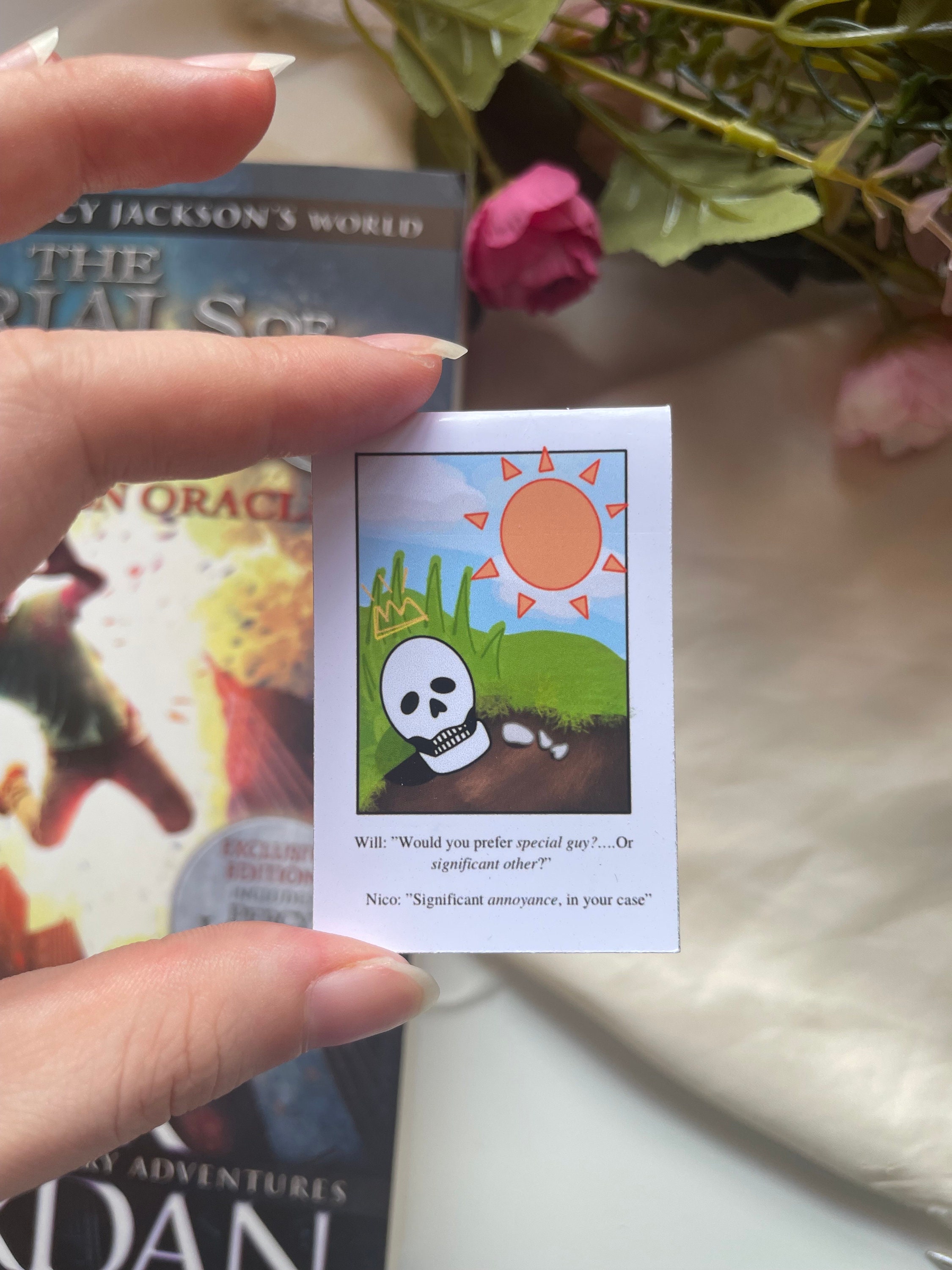 Solangelo Bookmarks Percy Jackson and the Olympians | Nico and Will Inspired Magnetic ...