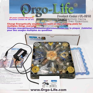 Himalayan Crystal Geo-Quantum Tablet: Orgo-Life Energy Harmonizer