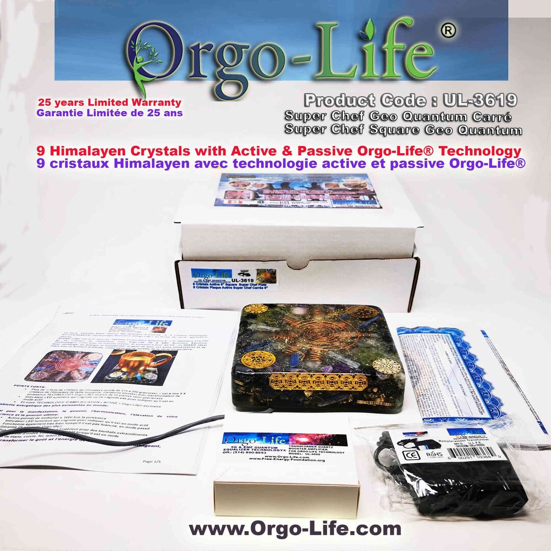 Himalayan Crystal Quantum Tablet: Orgo-life 5G & EMF Equalizer - Etsy