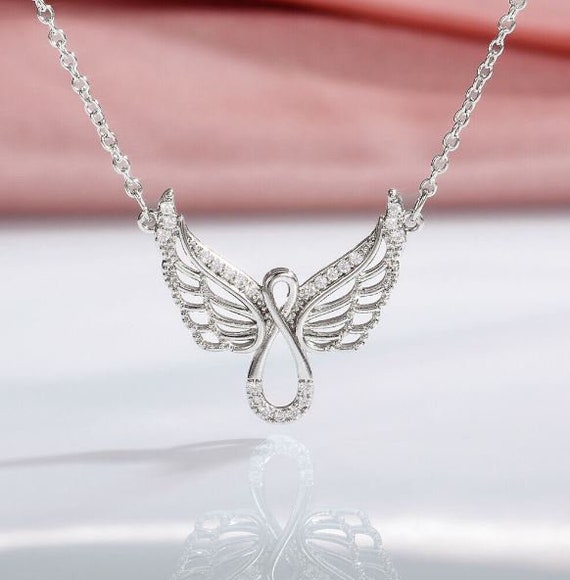 Soar Wing Diamond necklace, Gold – Michaela Farkasovska