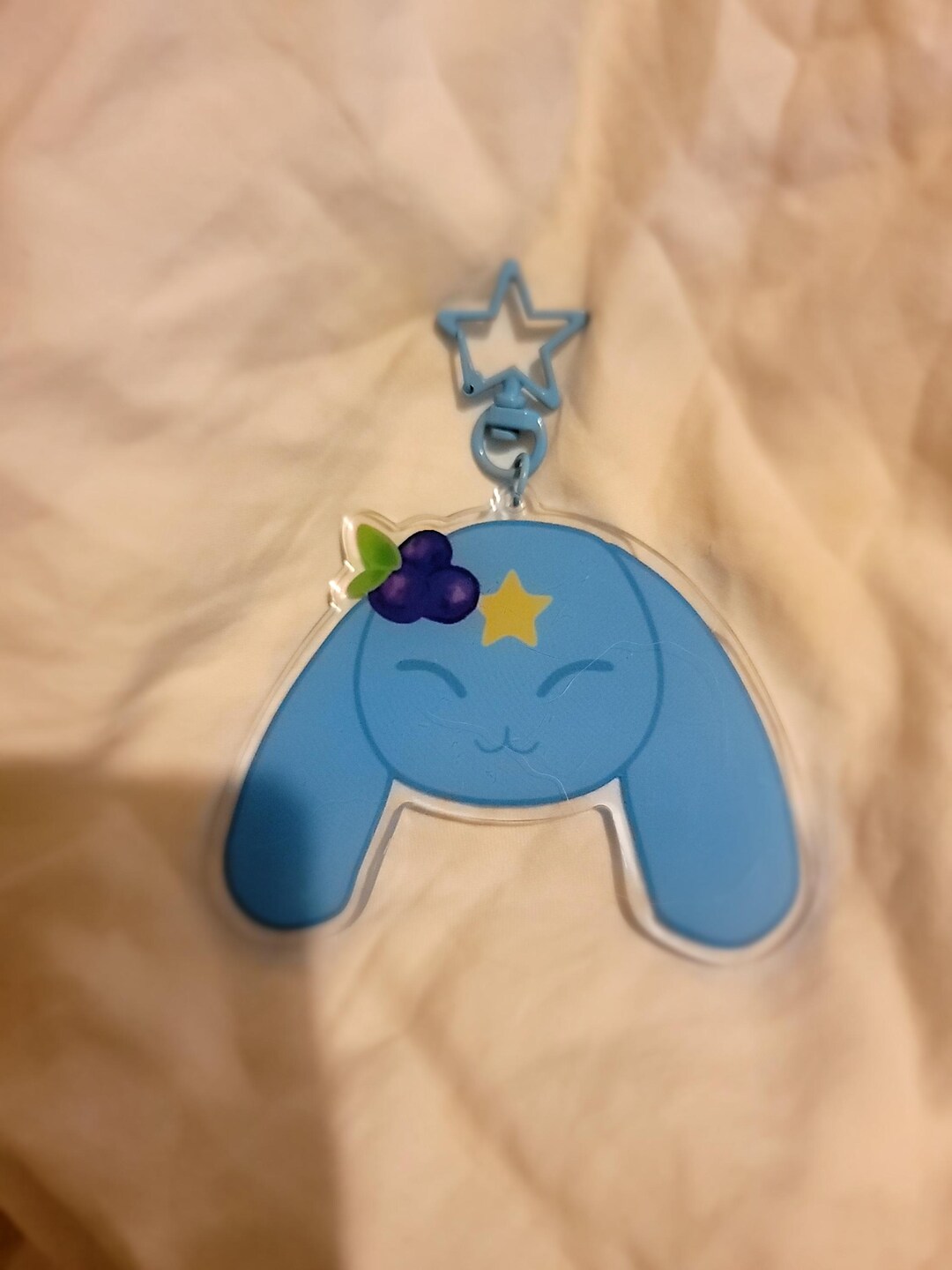 Blueberry Berri Galaxy Bunny Keychain - Etsy