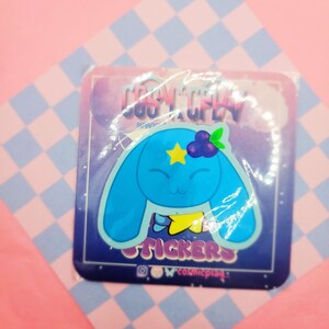 Blueberry Berri Galaxy Bunny Sticker