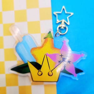 Heart of memories Keychain | Acrylic Charm 3.5" Double-Sided | Anime Keychain  [Preorder]