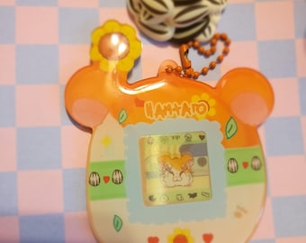 Llavero Hamagotchi / Llavero Acrílico Lenticular Hamtaro / Tamagotchi / Mascota Virtual
