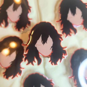 Sleepy Sensei Phone Grip |  Anime Teacher | Minimalist Acrylic Phone Stand