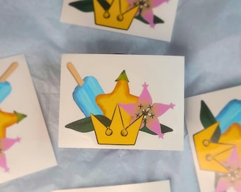 Sticker autocollant voiture Heart of Memories : Sticker anime Kingdom Hearts (4 pouces)